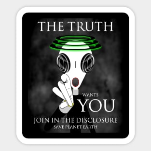 The Truth Wants You Sticker